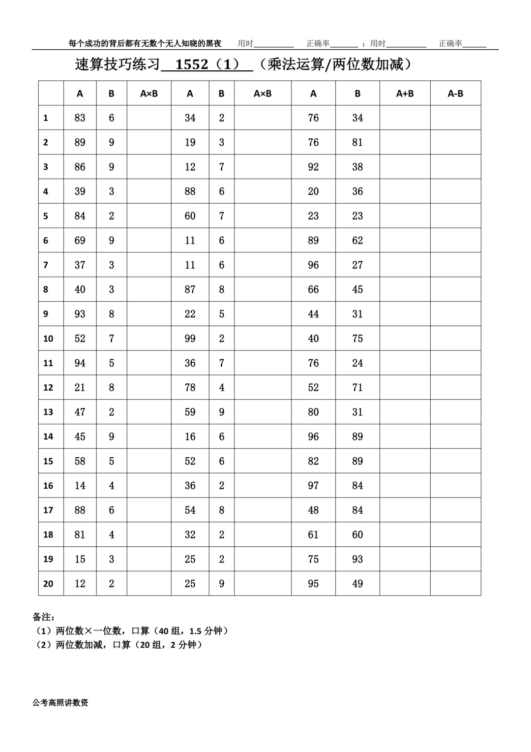 资料分析速算练习1552
