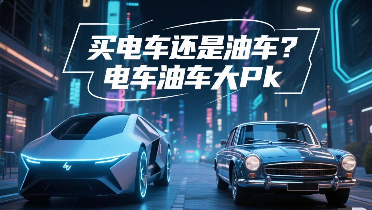 我的观点：
油车电车都是车，
不是小弟与大哥。
二者并存能互补，
大大方便咱生活