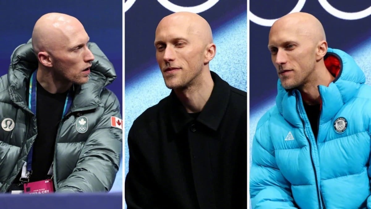 法国花滑编舞师同时执教13国16名选手在观看米兰冬奥会花样滑冰比赛时，细心的观众