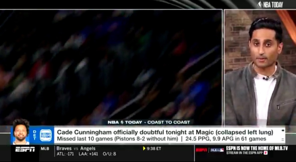 Shams：坎宁安复出在即。球队方面持乐观态度，他有望在本赛季结束前复出，甚至可