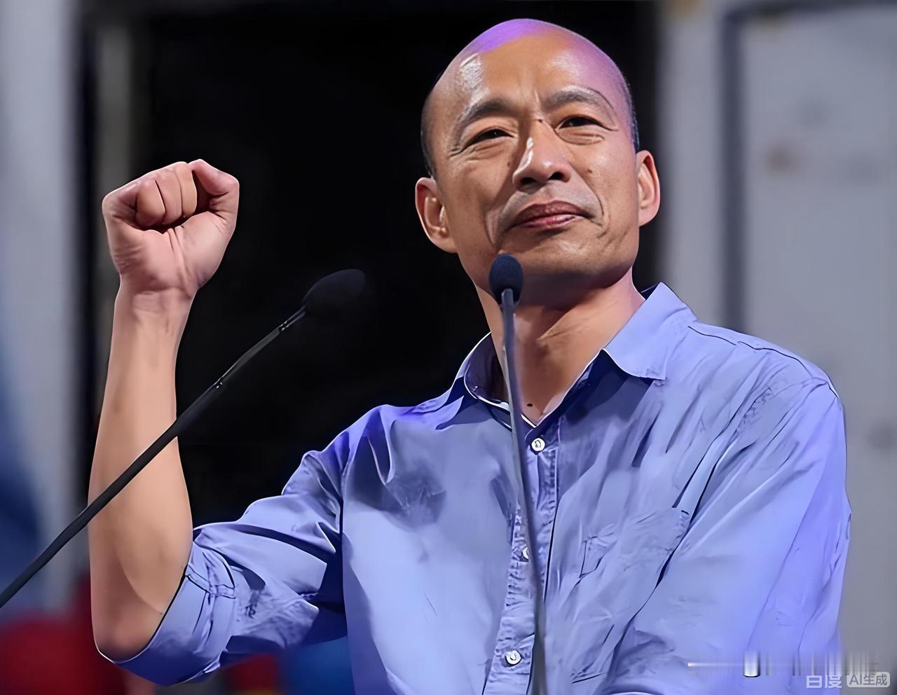 韩国瑜：民进党高官销护照、子女回台，再来讲签“不投降书”吧
 
民进党拿着“不投