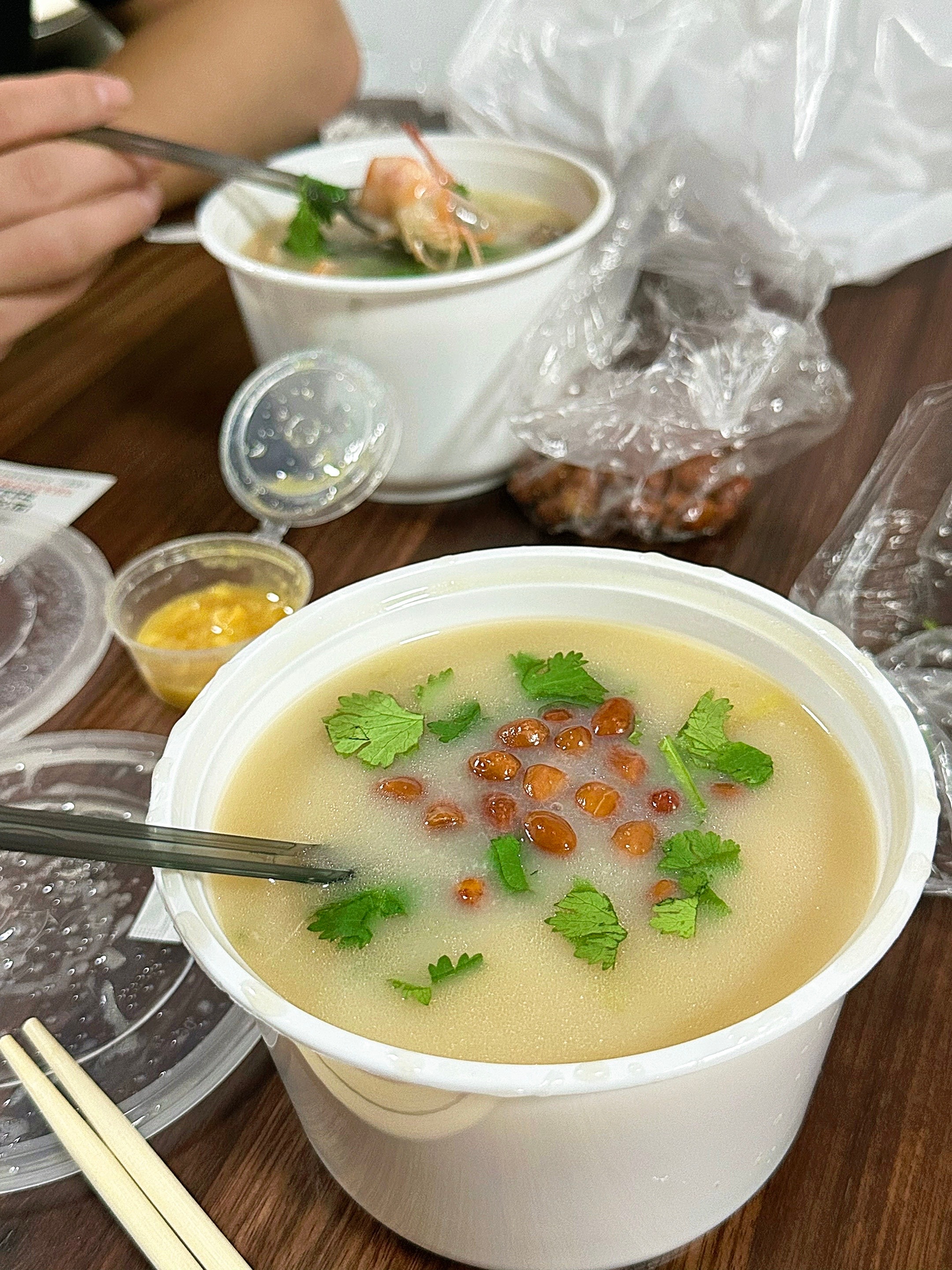 今晚不喝酒深夜的粥也是好喝的 