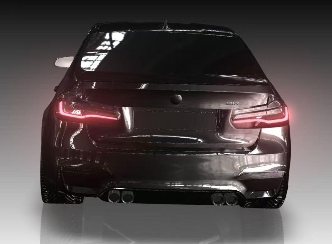 宝马3系  F30/35 老改新 悬浮立体勺子尾灯