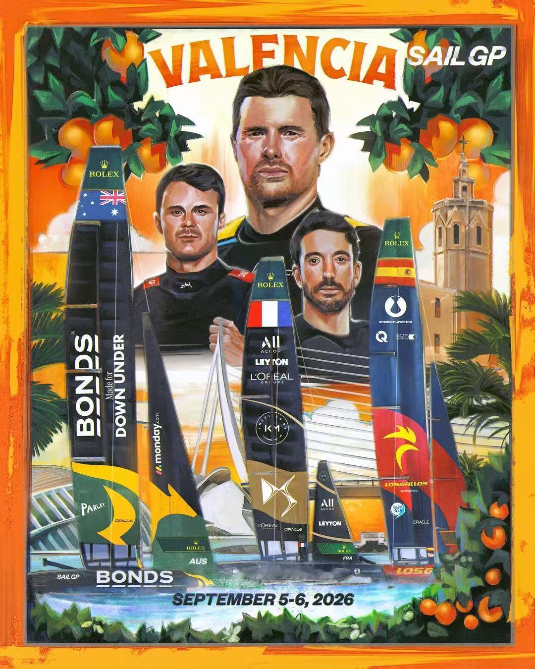 SailGP ⛵IT'S RACE WEEK ⛵9月5-6日锁定Bilibili