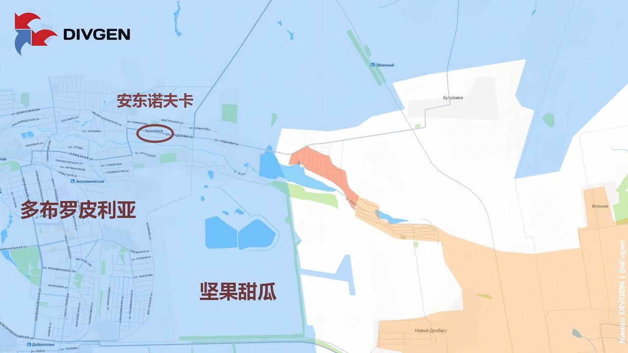 红军村北部的多布罗皮利亚方向，中央集团军突击队控制了安东诺夫卡以东的一个园艺园，