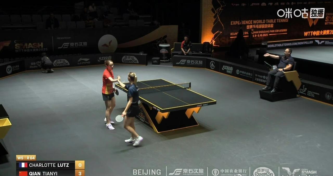 好险好险，从8-4领先被追到8-9[奋斗]！
最终第一局钱天一🇨🇳15-13