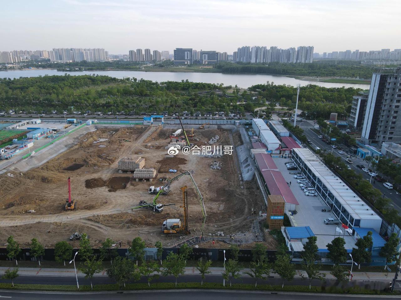 少荃湖北岸首个五星级酒店项目进展～

项目位于少荃湖北岸，荃湖北路与高车路交口东