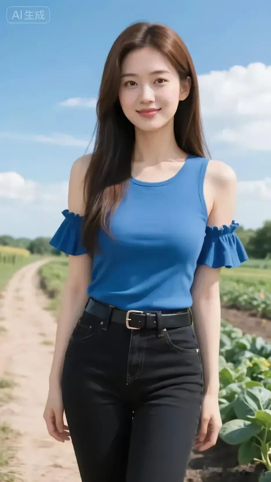 晴空铺就的蓝，撞进乡野的风里，笑意也跟着变得轻盈。
女性应有的气质 温柔高贵的女