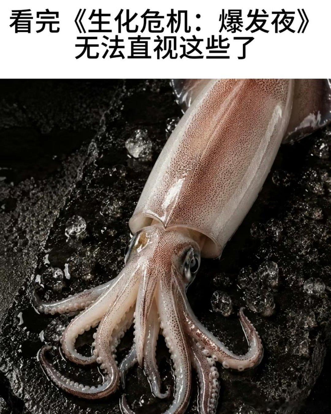 看完生化危机看见烤鱿鱼PTSD生化危机融合怪撞脸烤鱿鱼救命！被这个联动整出心理阴