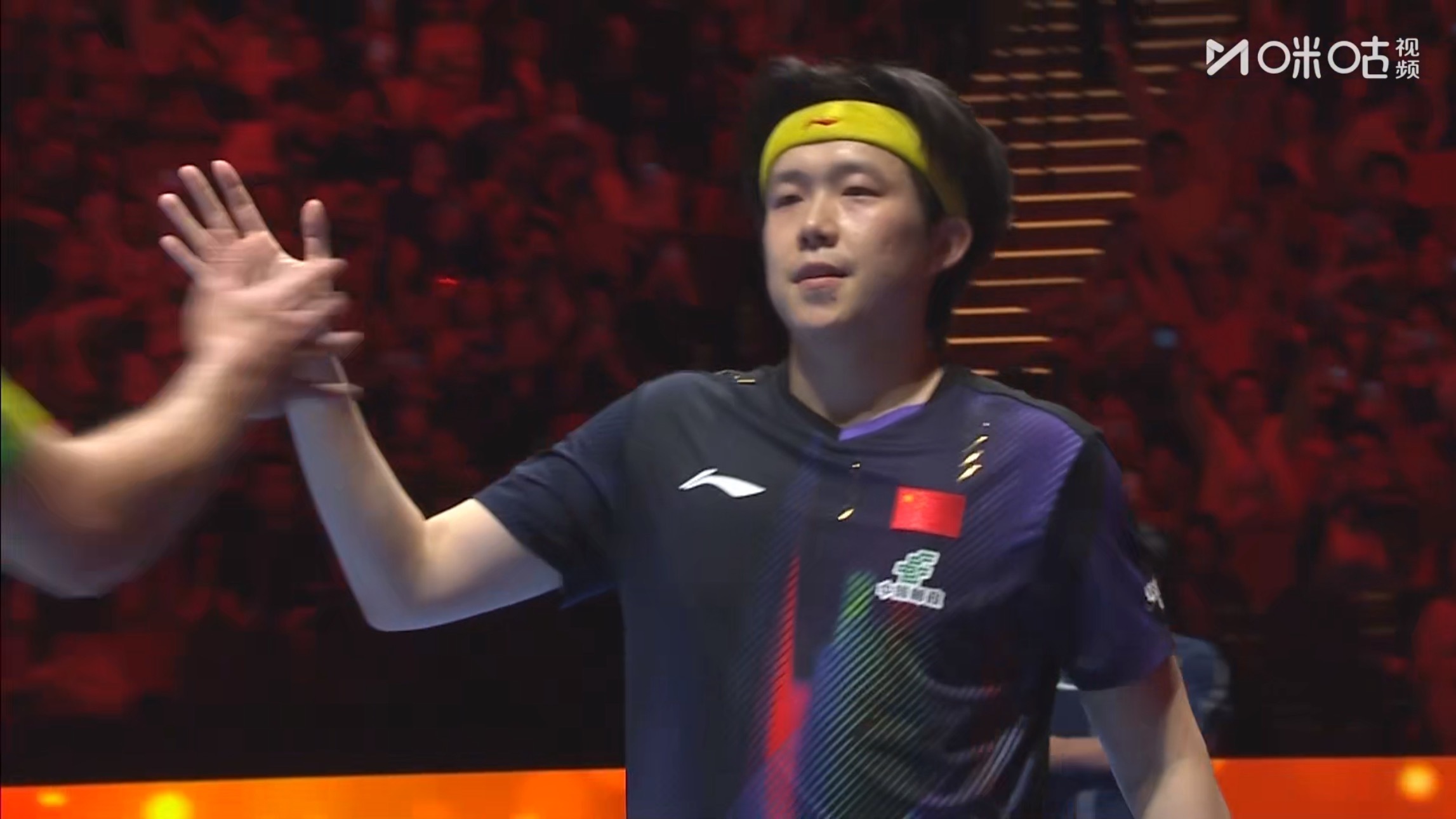 王楚钦4比1卡尔德拉诺 (11-7，11-3，11-7，6-11，12-10)晋