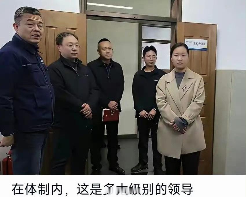 在体制内，这是多大级别的领导 