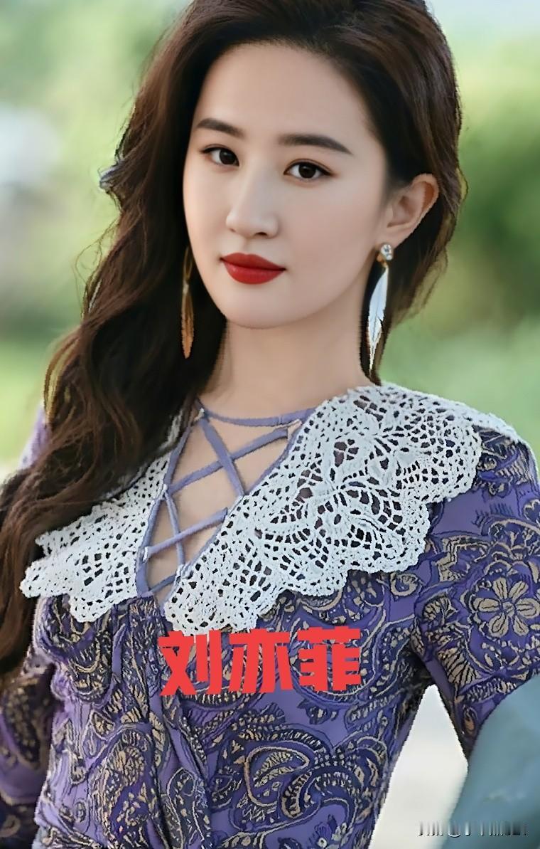 刘亦菲紫色造型惊艳绝伦气质优雅美的不可方物  女明星 气质女明星