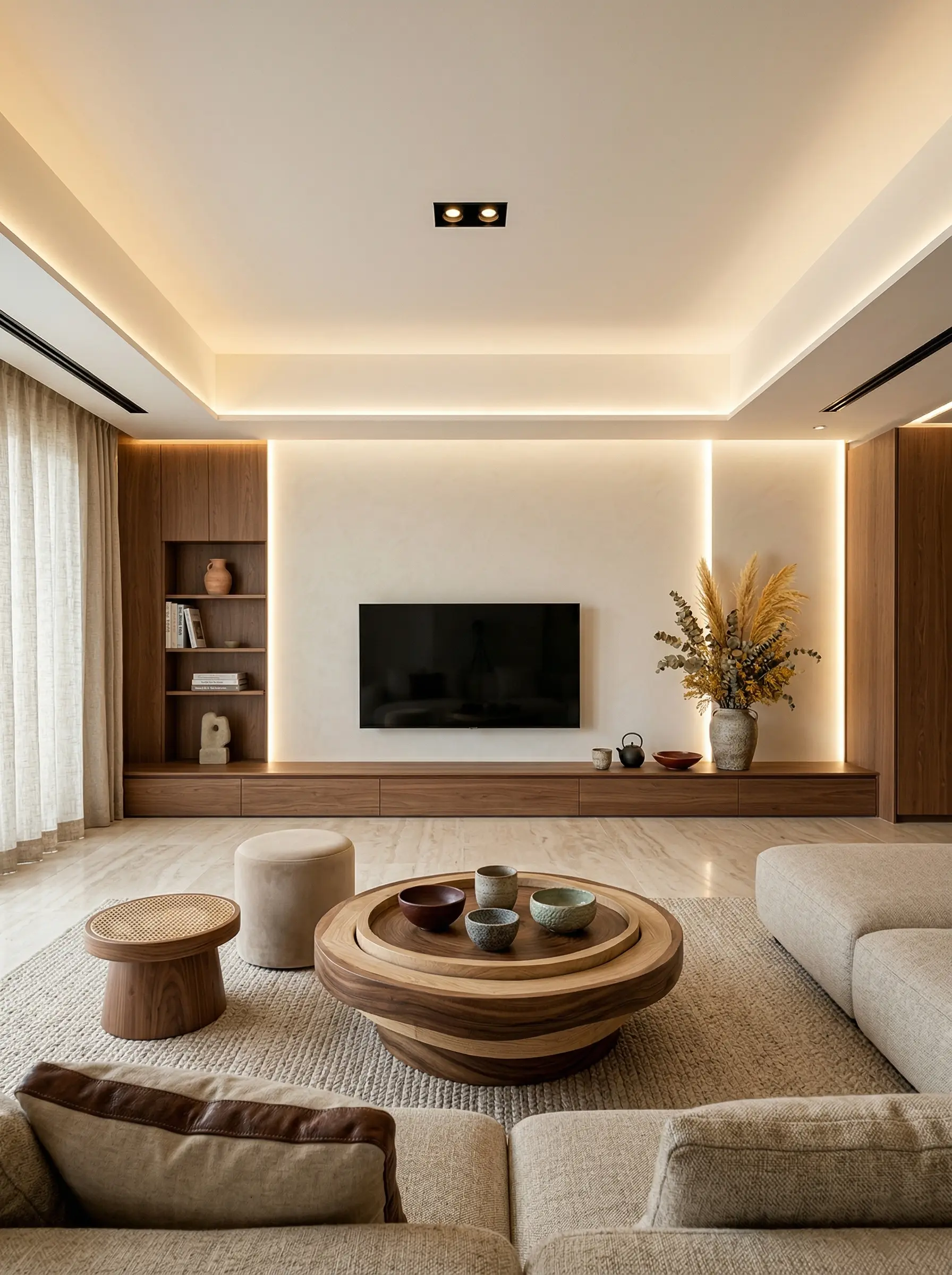 ㎡极简中古风，大地色一眼沦陷的高级感！