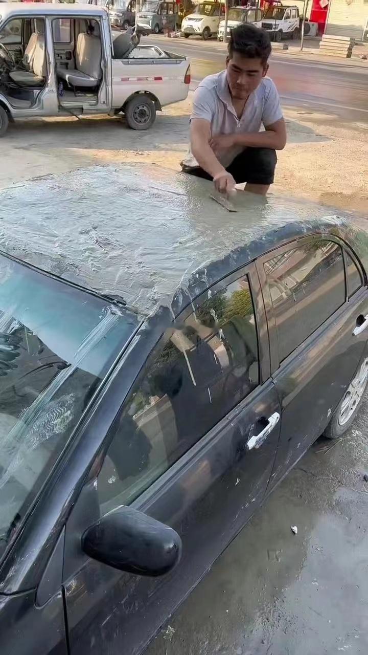 这车是防弹的吗？？？砖头+水泥~~~ 海阔试车超话 ​​​
