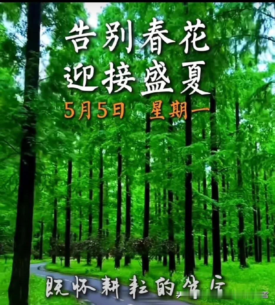 立夏是告别春天的婉约序曲，
是迎接盛夏的热情邀约，
在这个“万物疯长”的季节里，