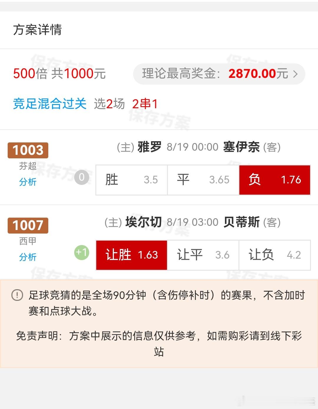 今日竞足赛事推荐！西甲埃尔切vs贝蒂斯 ​​​