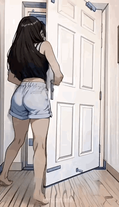 女人心海底针，搞不懂她到底怎么啦？先是兴高采烈扎头发，最后目瞪口呆推了他。有懂她