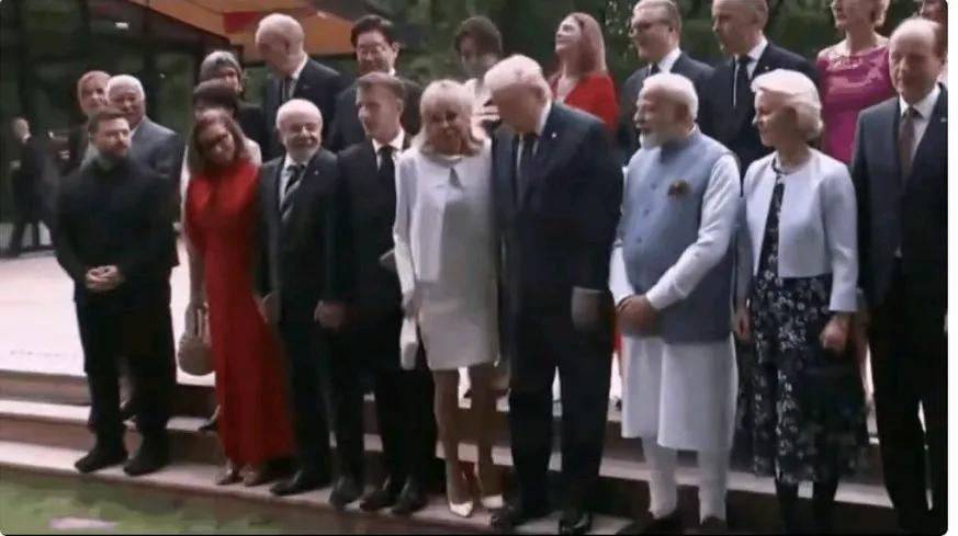 G7峰会最大的亮点就是口号喊的噼啪响，背后都是想着自己的小99！这样一个峰会上，