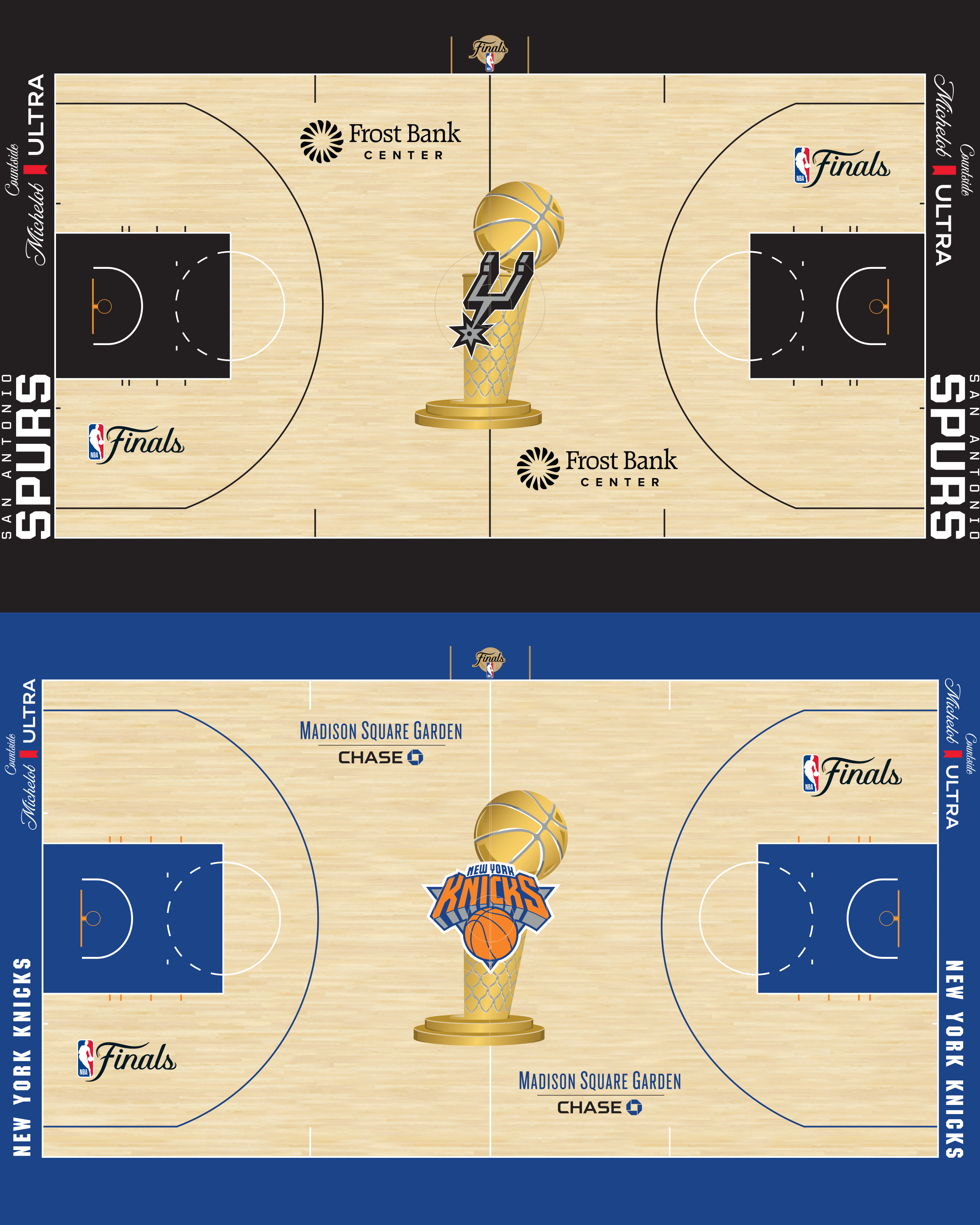 今年奖杯大logo回来了。NBA