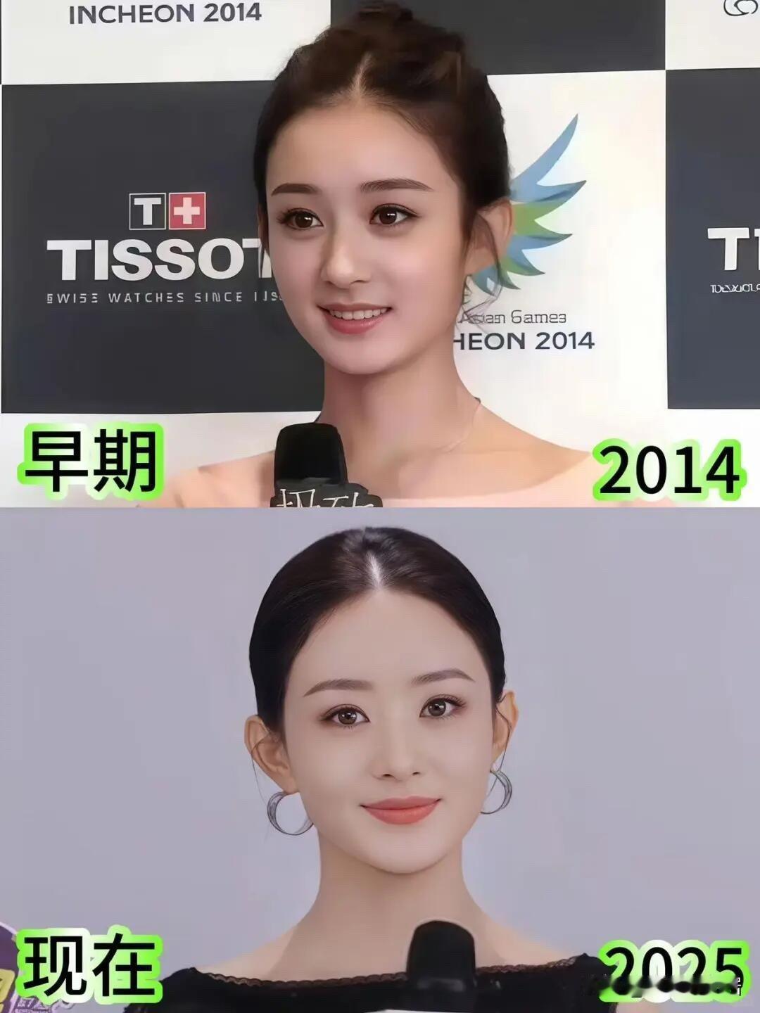 说真的还是喜欢以前那个温柔的赵丽颖，现在觉得她变得有些高冷，以前是可爱温柔型，现
