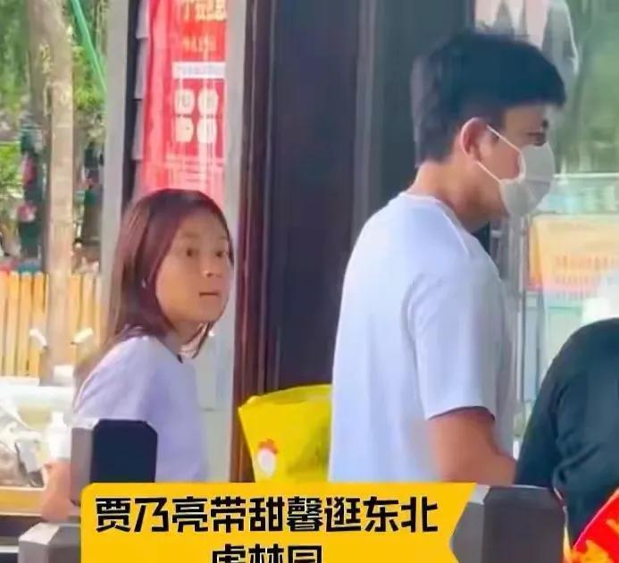 偶遇贾乃亮带甜馨回东北过暑假，父女打卡东北虎林园，同框画面温馨有爱 