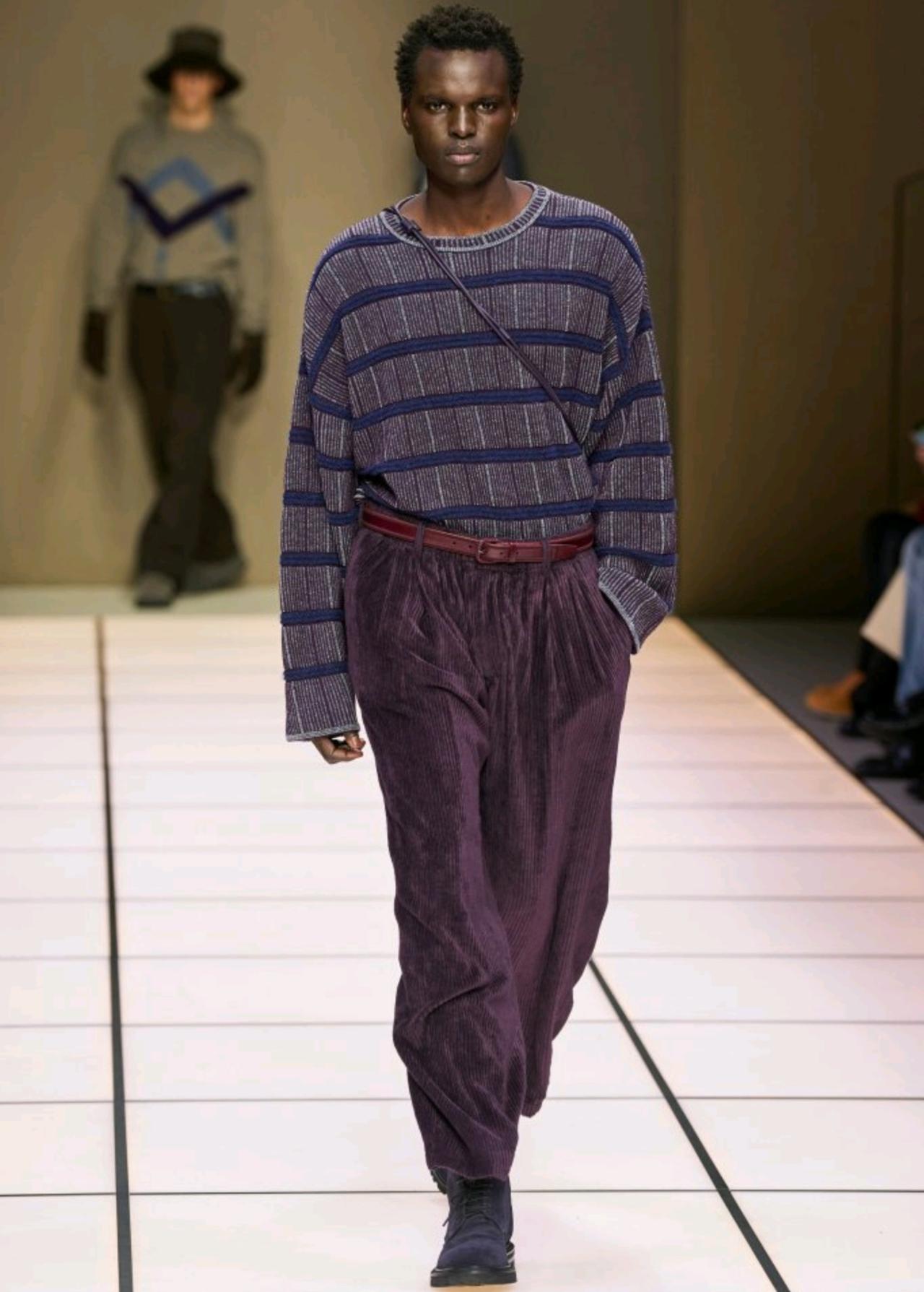 Giorgio Armani 2026秋冬男装系列的剪裁堪称“润物细无声”的革新