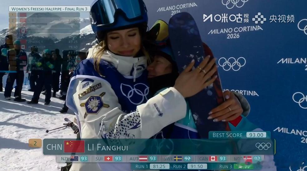 谷爱凌金牌李方慧银牌 解说说的好，“慧当凌绝顶”组合包揽金银冬奥会