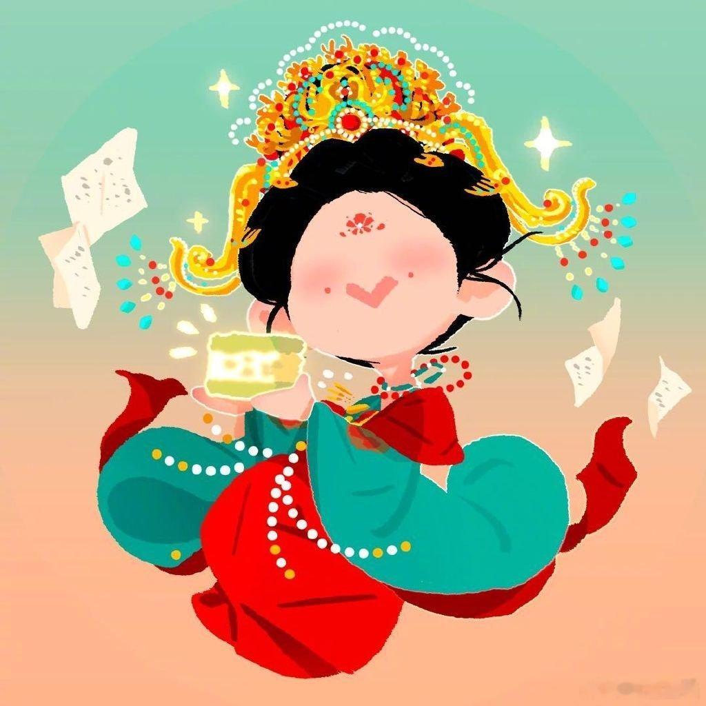 白鹿换叶璃婚服头像 白鹿真的很爱她的每一个角色，换上了叶璃婚服造型的头像，燥候莫