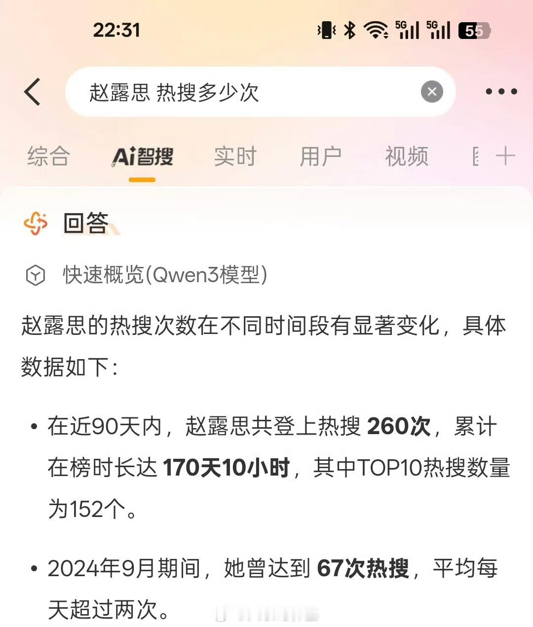 赵露思曾被锁酒店驱魔赵思露这是住微博热搜上了。在近90天内，赵露思共登上热搜26