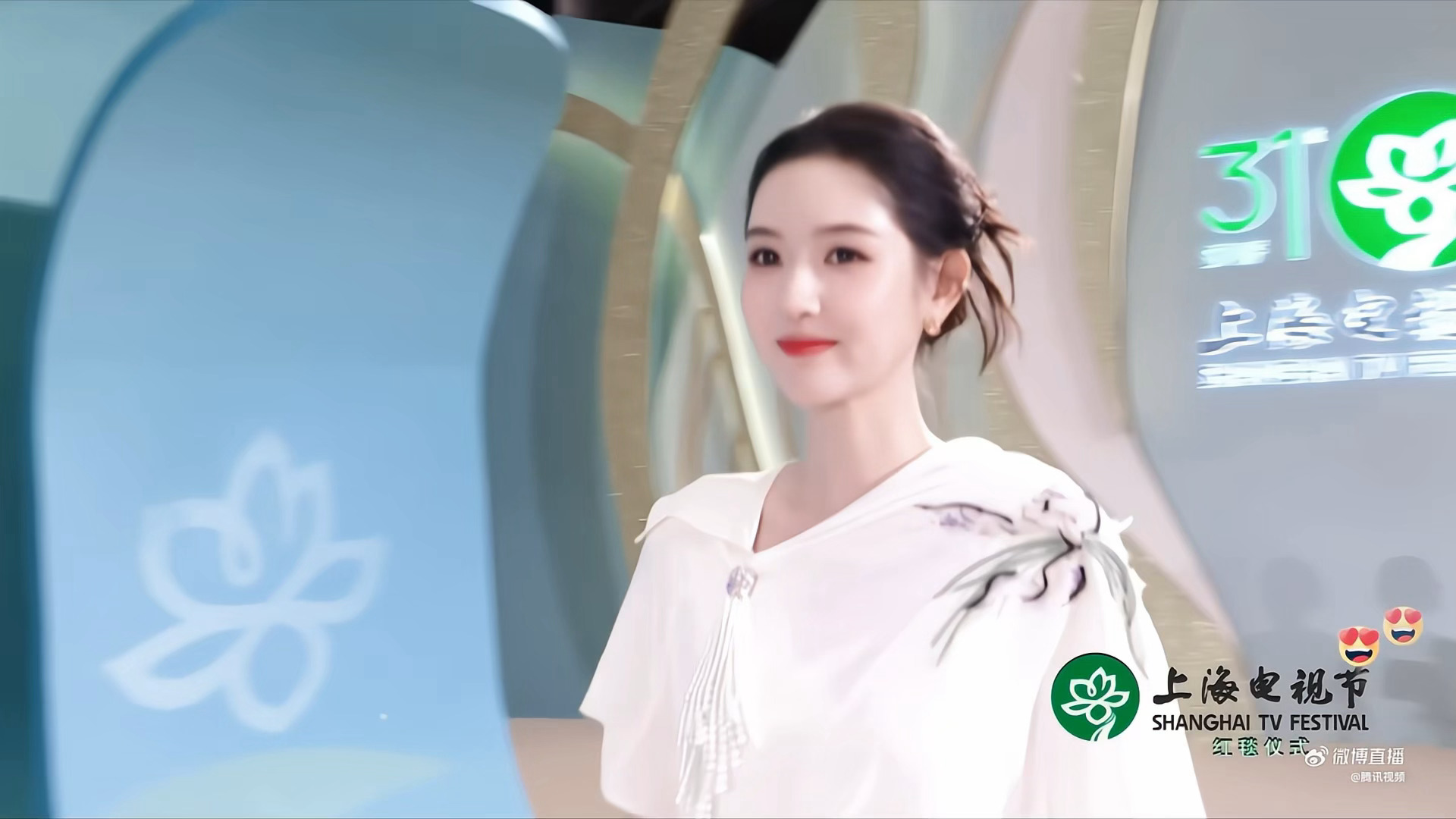 我天呢王玉雯美成啥了，今天简直是玉兰花开的啊-白玉兰红毯