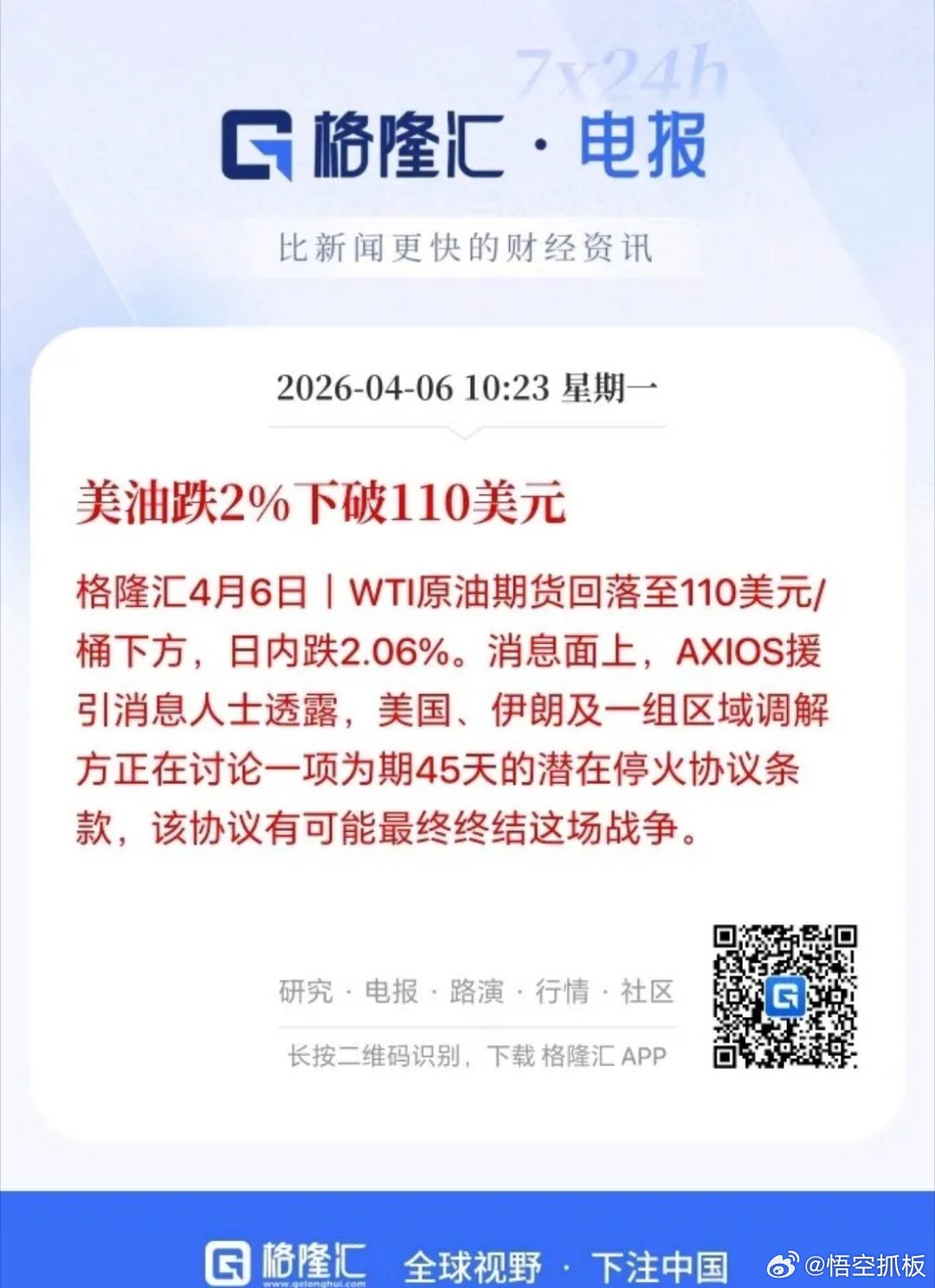 重大利好！原油开跌，日韩股市大涨，明天A股修复大涨有希望了？AXIOS援引消息人