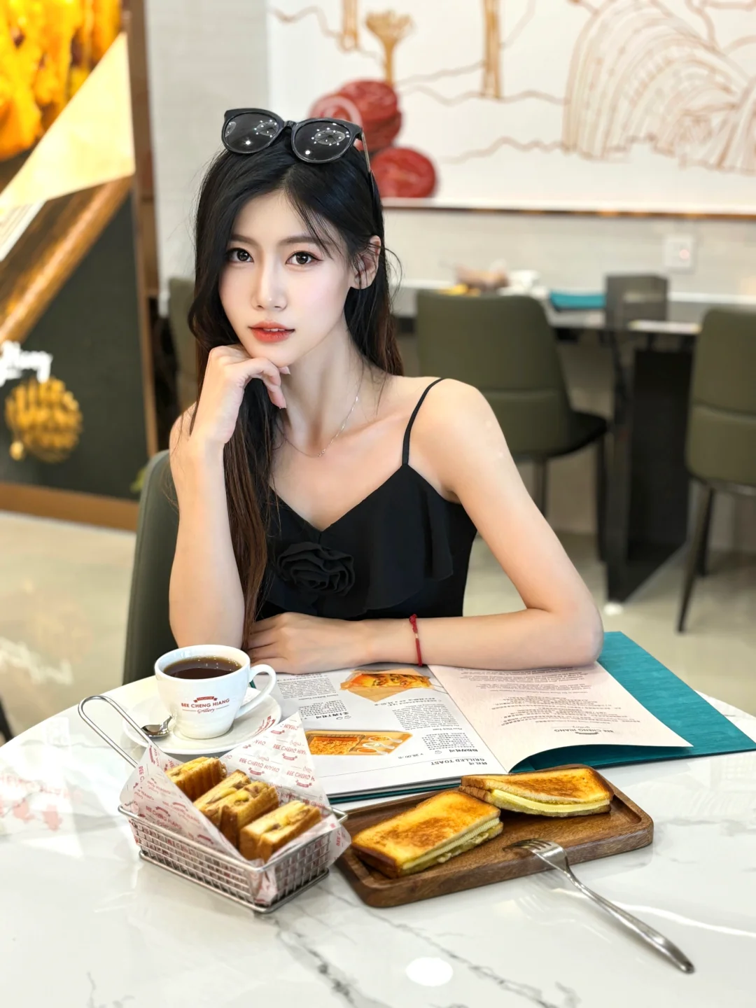 为了这口吐司，下了飞机✈️就直奔他家❗️