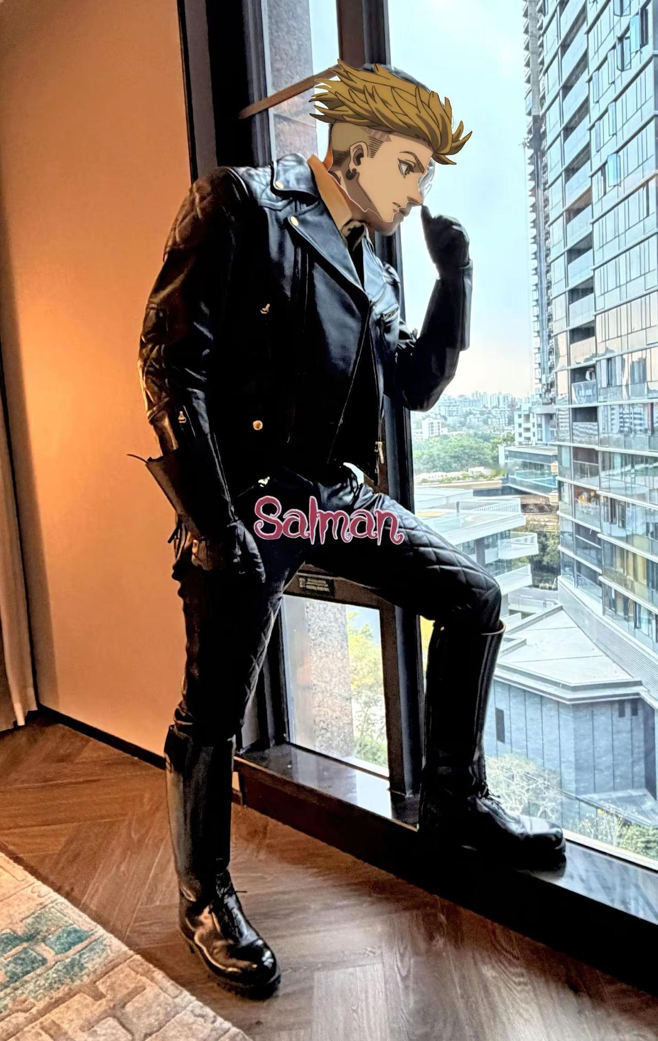 穿上战衣。制服 皮衣 马靴 皮革