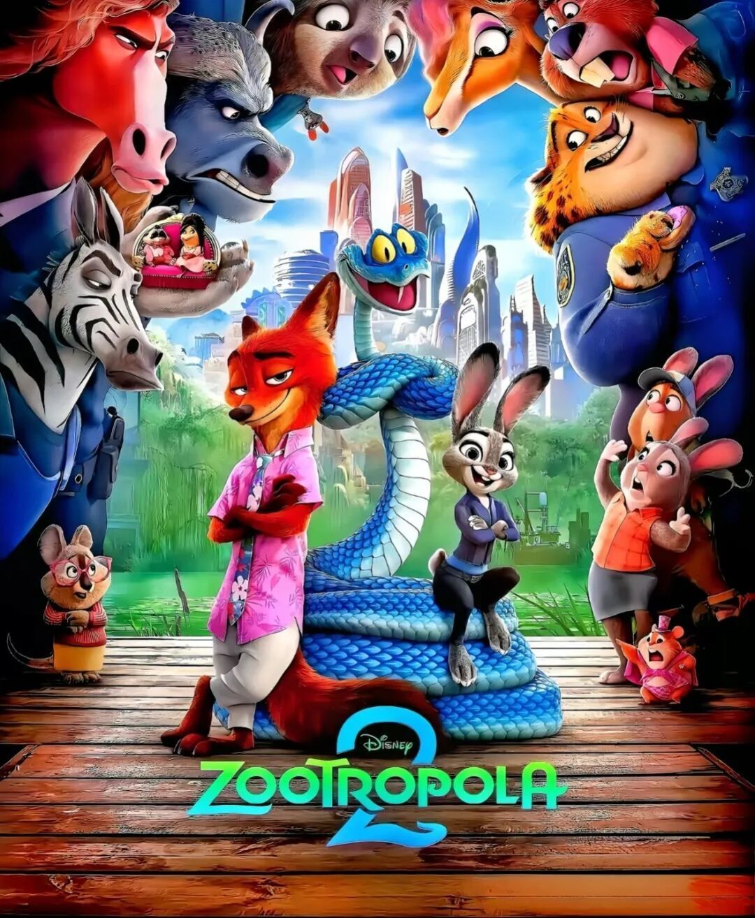 《疯狂动物城 2》上映 4 天，总票房已突破 16 亿，单日票房峰值超 7 亿，