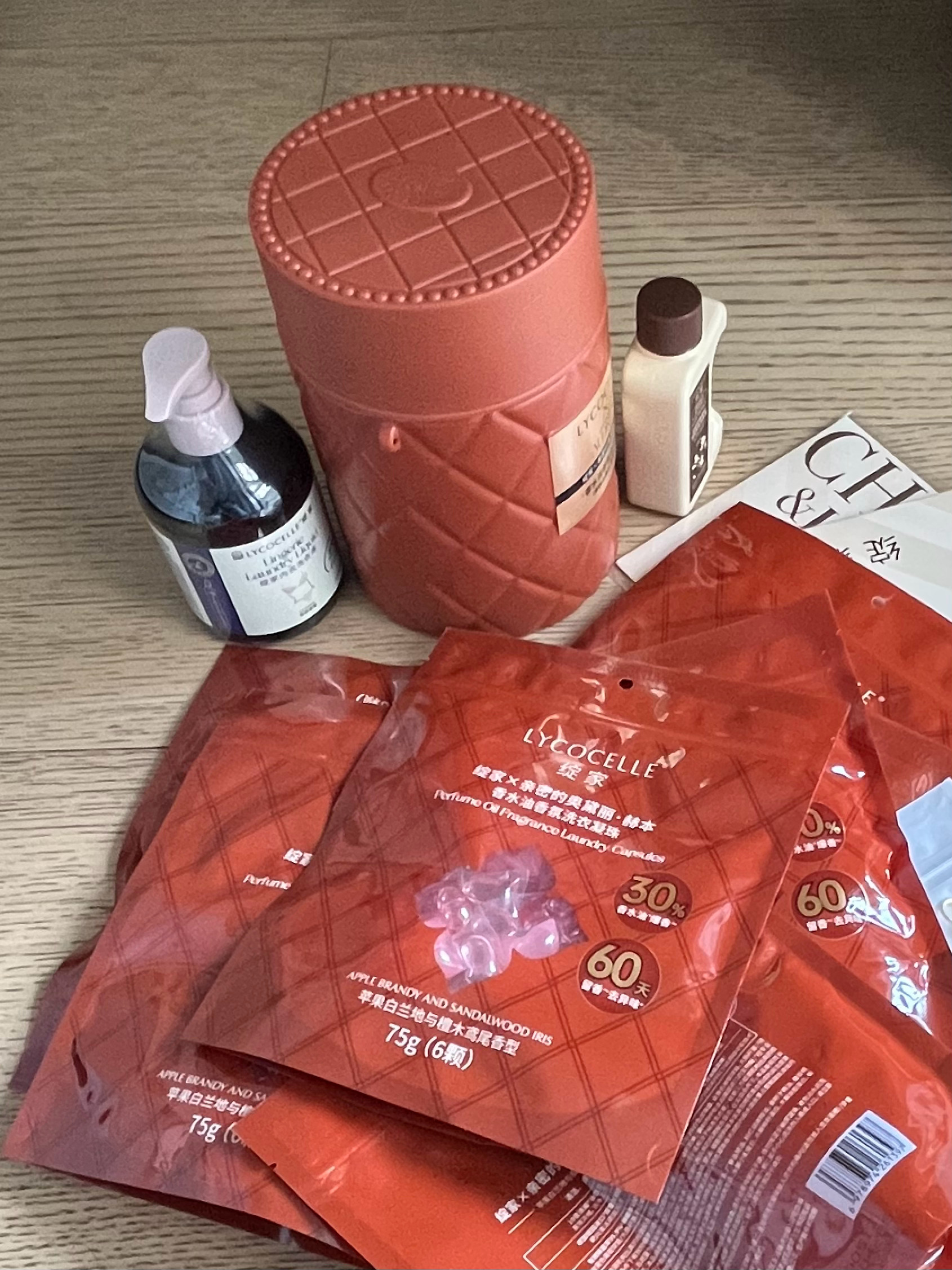 收到了，已经洗了两桶衣服了，晚上睡觉全身上下都香香