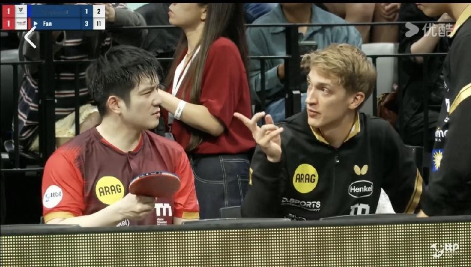 户上隼辅3：0胜了卡尔伯格，压力全部给到了樊振东。
       樊振东3：1战