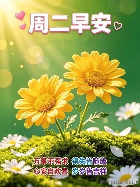 周二早安，愿你如花般灿烂！