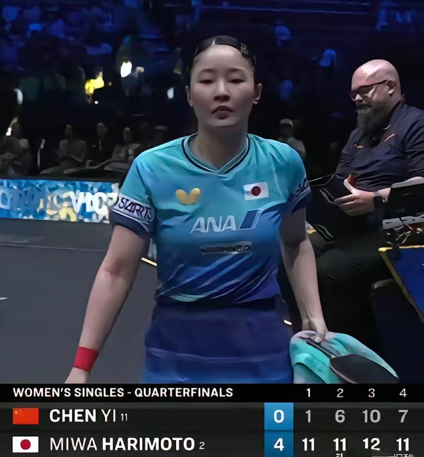 瑞典大满贯这场球看得人心里一紧！张本美和4‑0拿下陈熠，赢完十分平静，没有半点庆