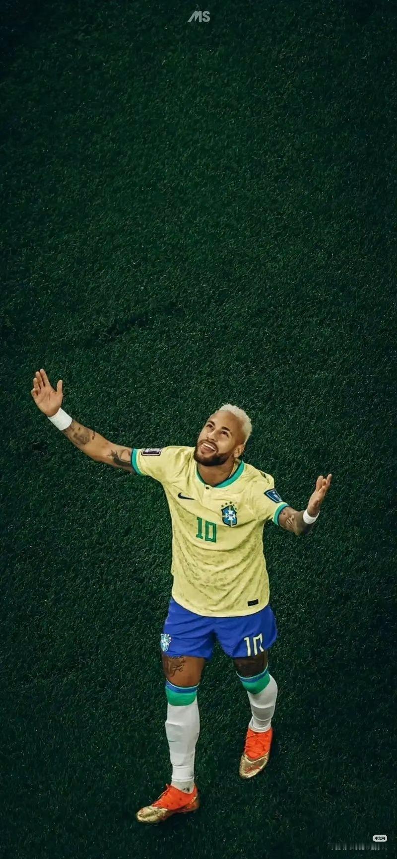 内马尔 仰望星空