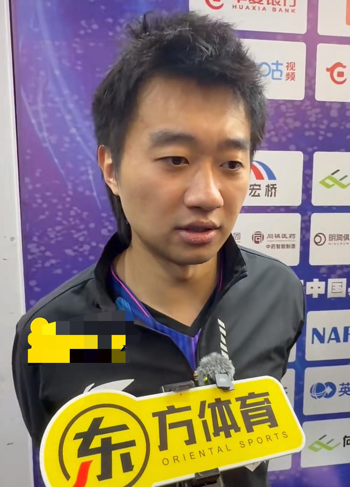 赵子豪0:3王楚钦赛后采访：感谢队伍让我打一单，主场作战听到家人的加油非常感动?