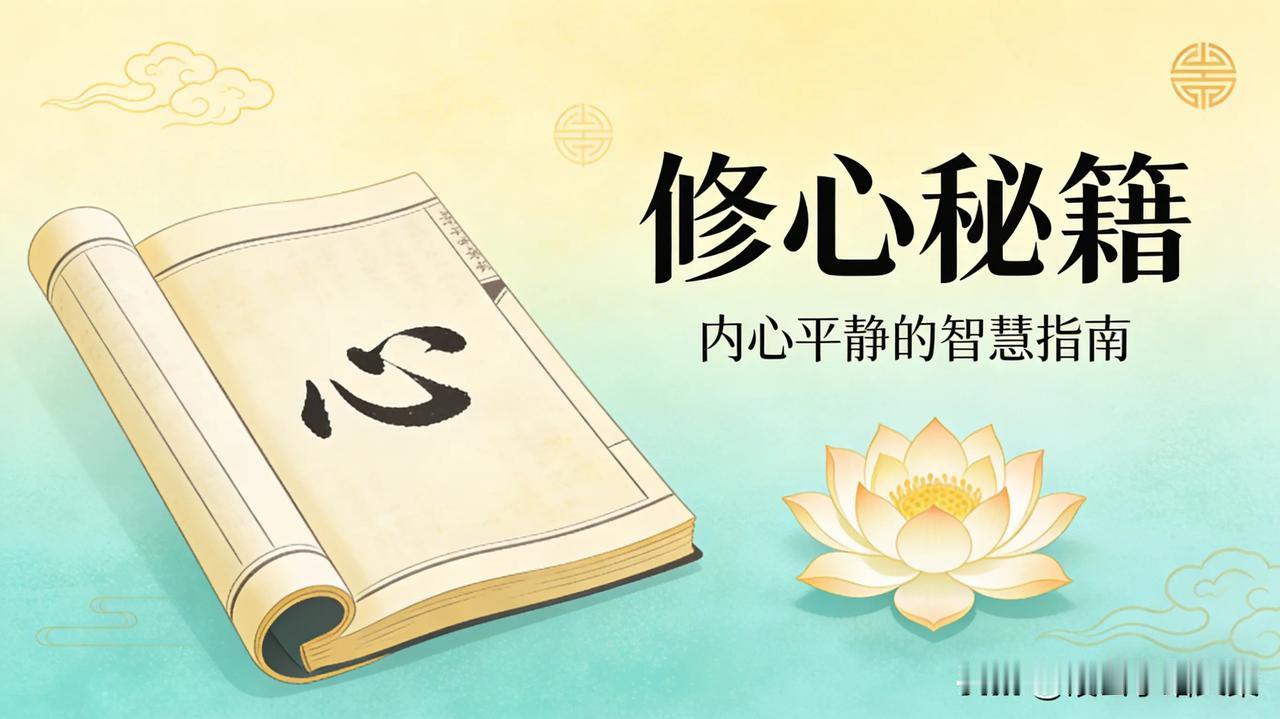 翻完这本230页修心秘籍，我才发现：99%的痛苦，都是自己框住了自己
 
💡 