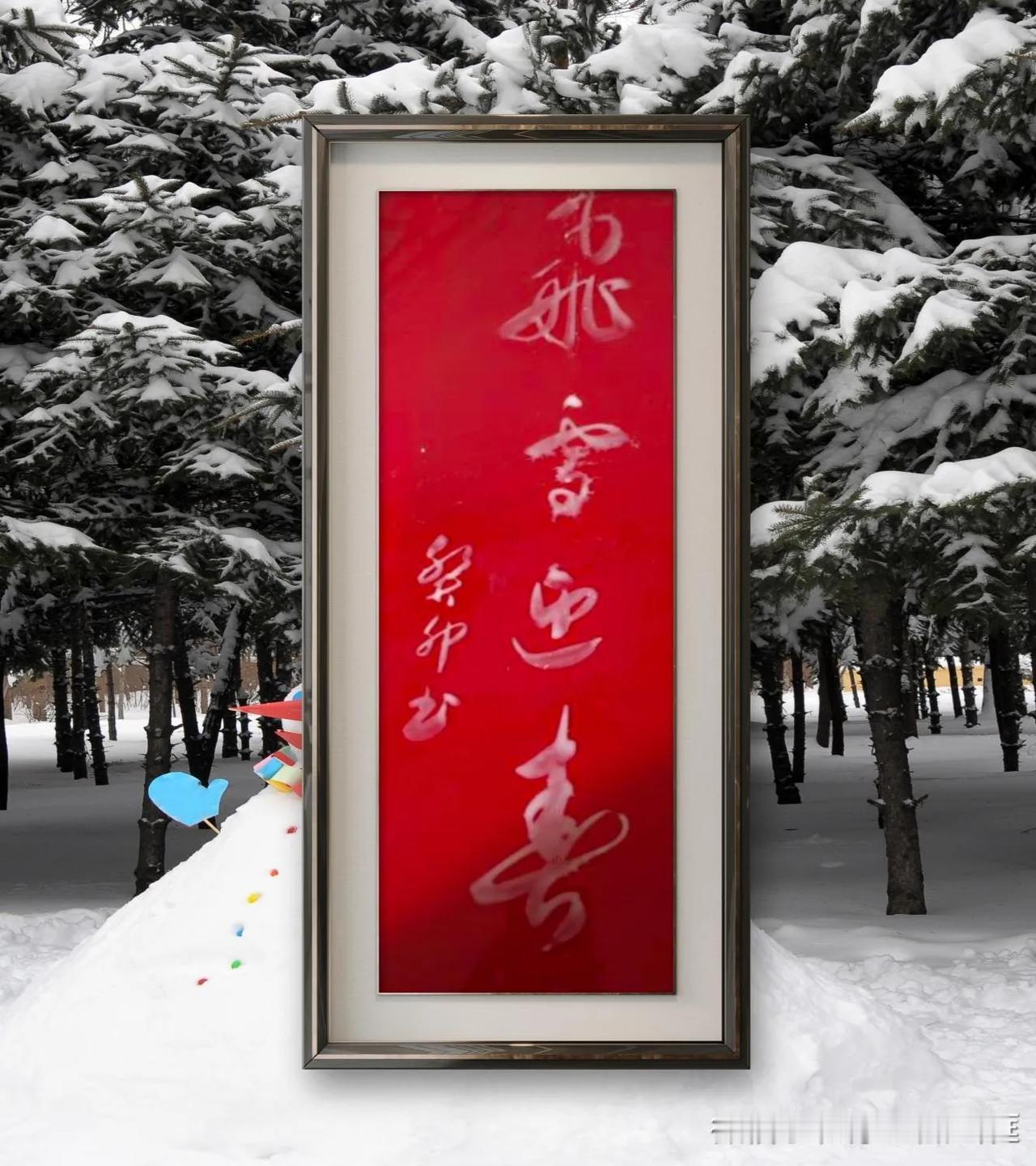 飞雪迎春。