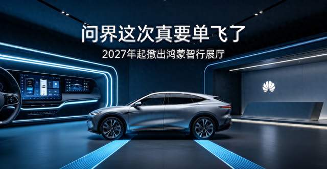问界这次真要单飞！2027年撤出鸿蒙智行展厅，华为退居幕后