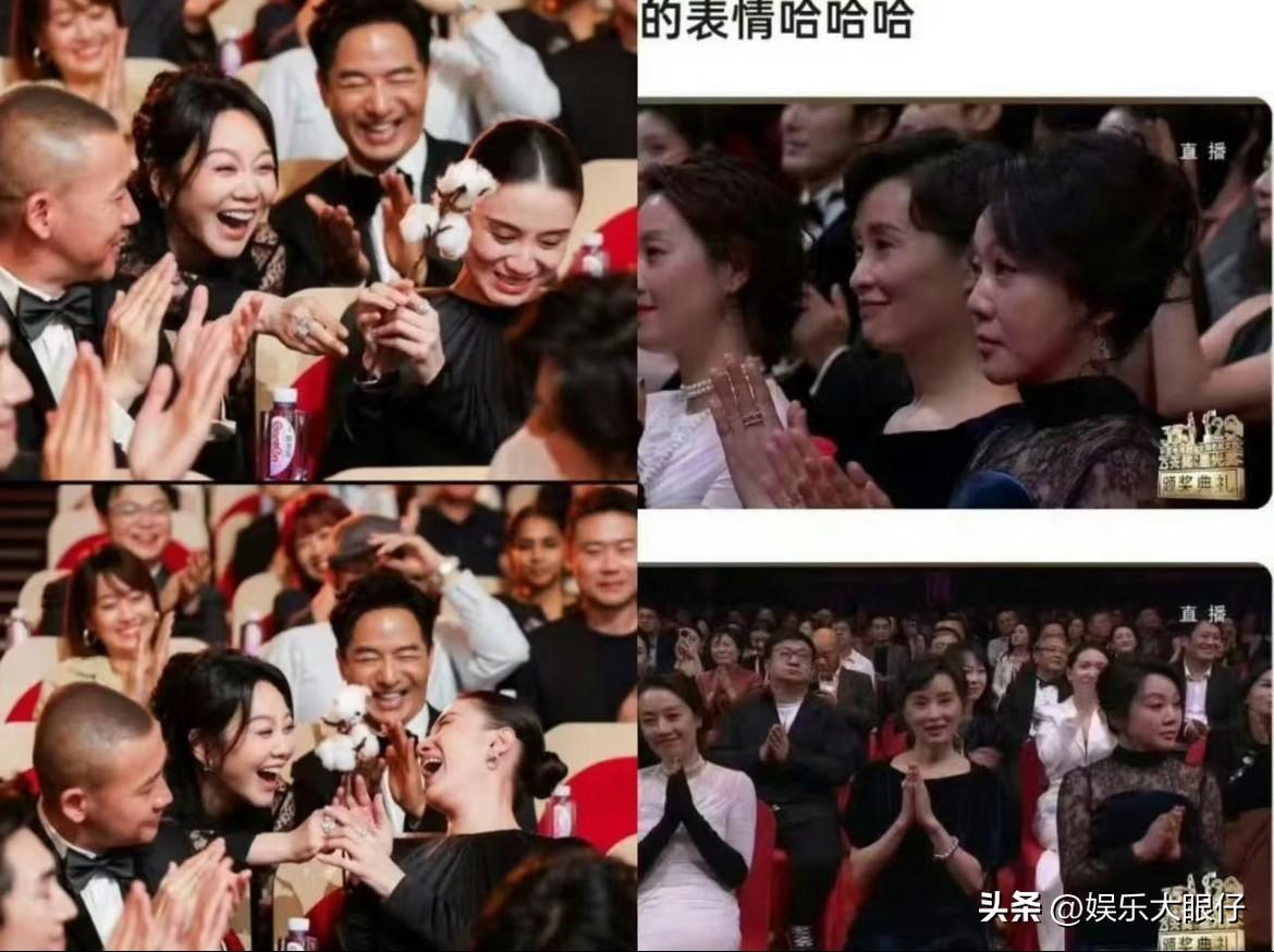 宋佳凭一部《山花烂漫》饰演张桂梅，连拿了三个奖的视后。她每次领奖都是眼含热泪感谢