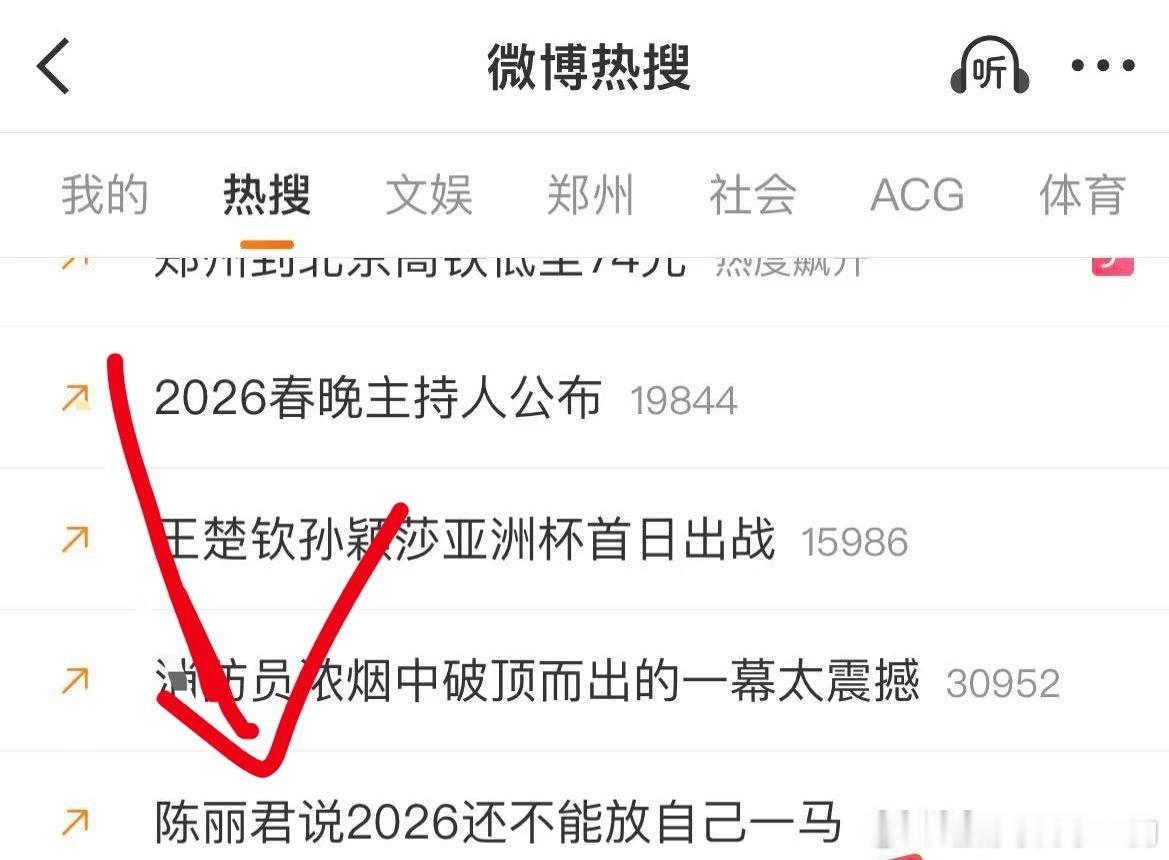 陈丽君说2026还不能放自己一马 她来了