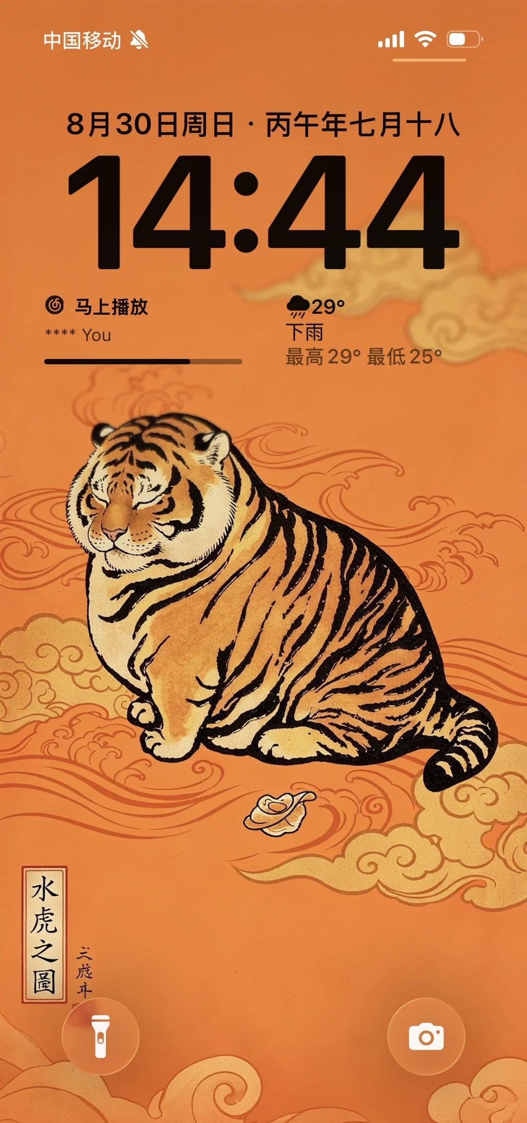 iOS｜老虎壁纸好可爱！！！
ios壁纸 你的壁纸该换了 每日更新壁纸 高级感锁