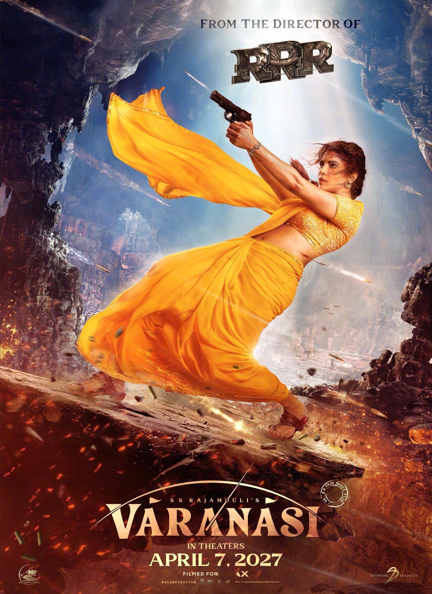 据综艺报道，印度导演拉贾穆里执导的新片《瓦拉纳西》预算高达1.5亿美元，正式成为