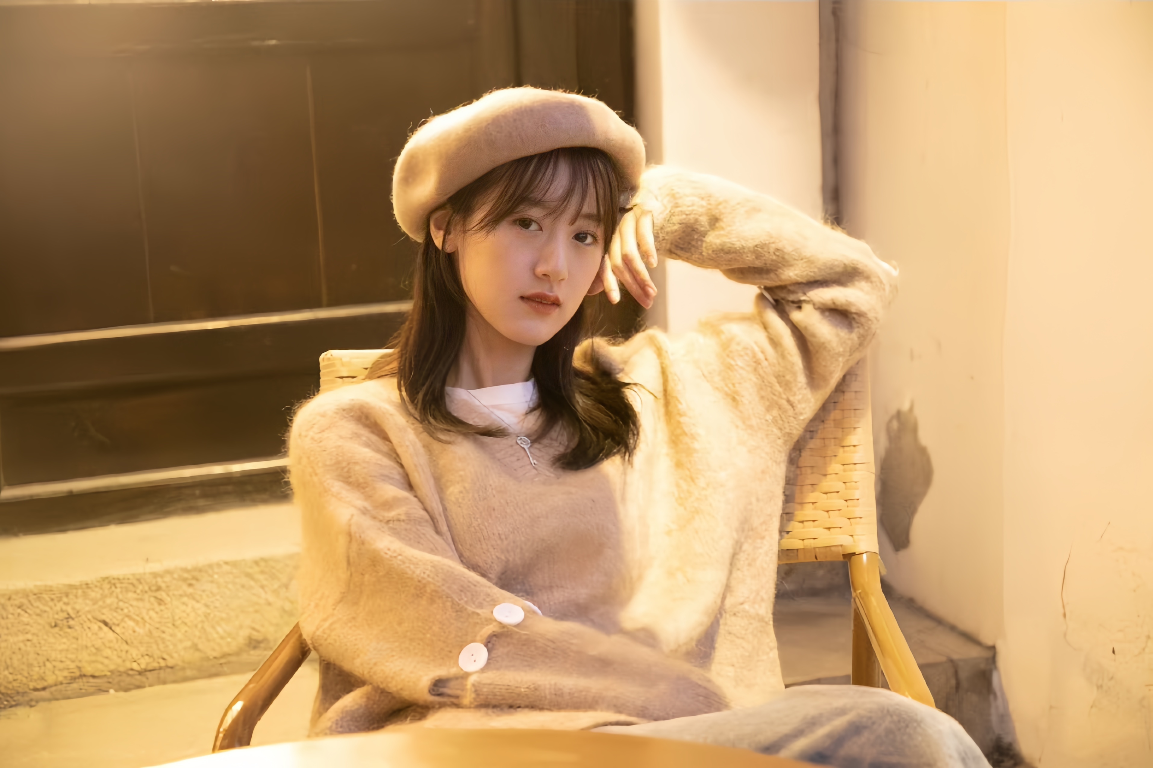 #人间至甜袁冰妍# 戴帽子的小圆！👒🧢​​​