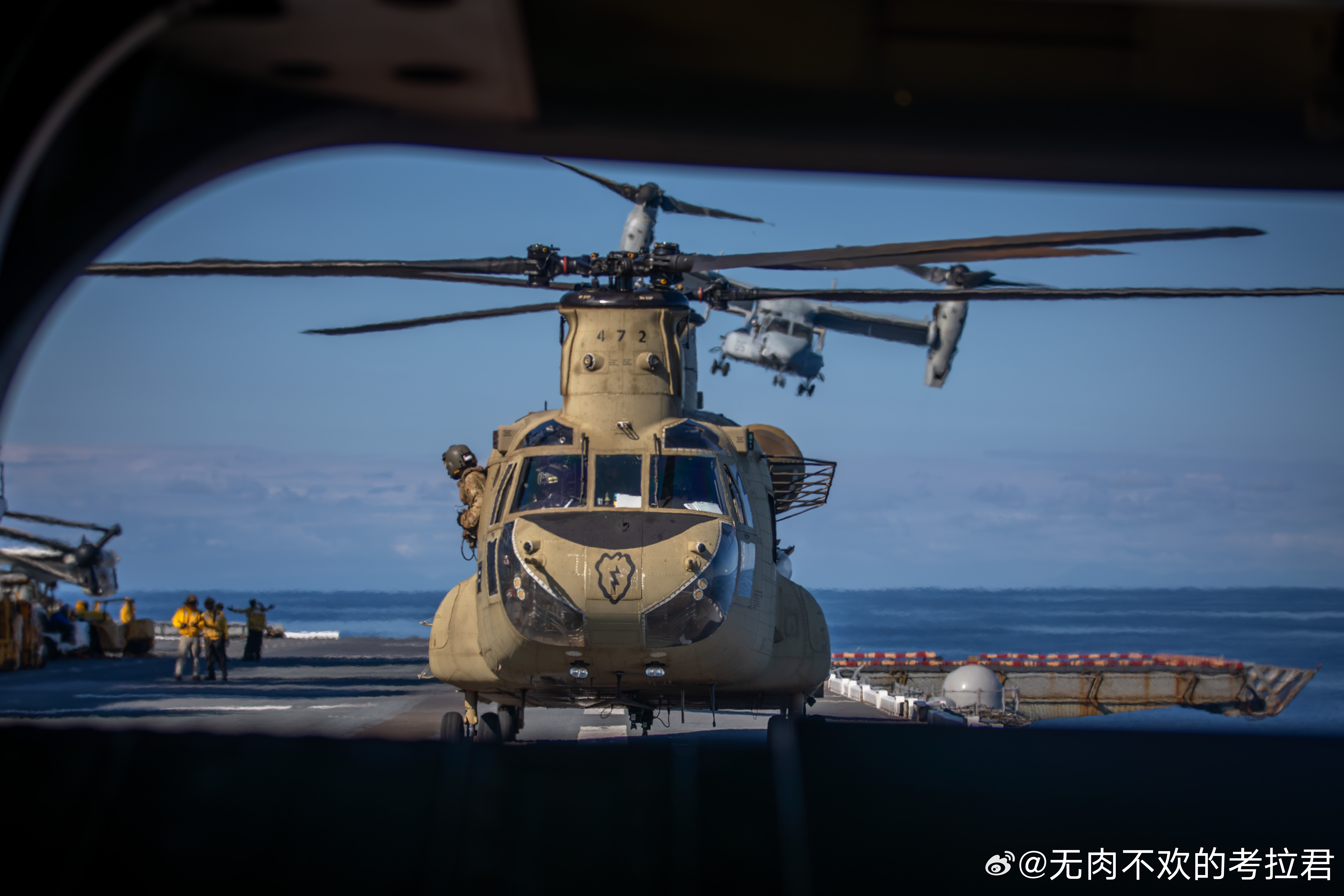 2025年9月8日，第25步兵师战斗航空旅进行着舰训练1 ​​​