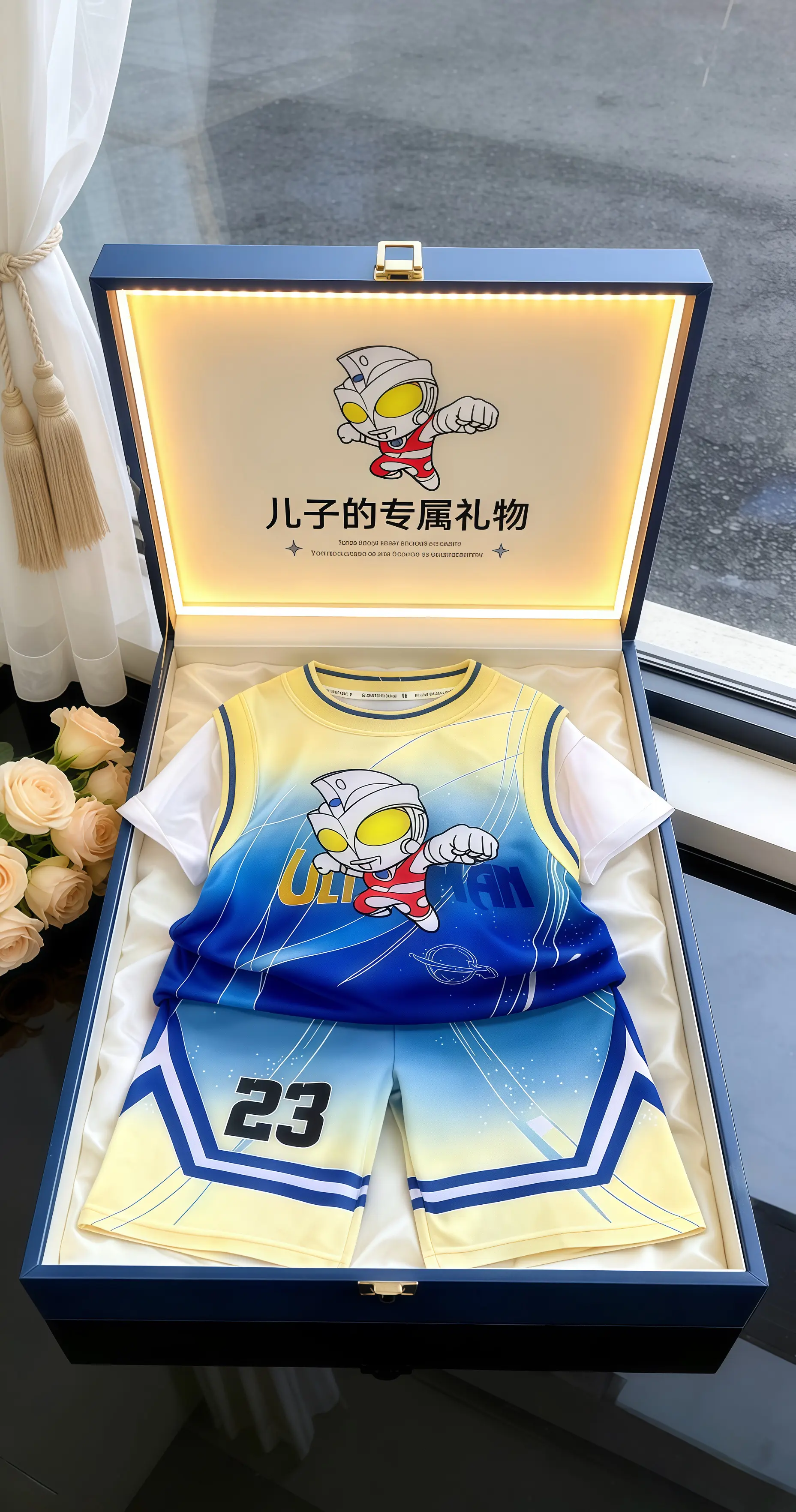 男宝穿搭 奥特曼男童套装 哪个奥特曼是你的光 我就是这条gai最亮的仔...